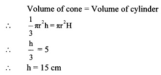 Maharashtra Board Class 10 Maths Solutions Chapter 7 Mensuration Problem Set 7