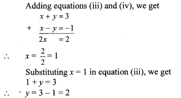 Maharashtra Board Class 10 Maths Solutions Chapter 1 Linear Equations in Two Variables Problem Set 29