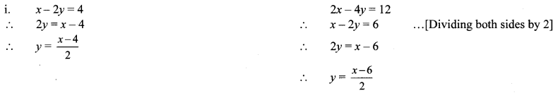 Maharashtra Board Class 10 Maths Solutions Chapter 1 Linear Equations in Two Variables Ex 1.2 22