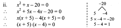 Maharashtra Board Class 10 Maths Solutions Chapter 2 Quadratic Equations Practice Set 2.2 2