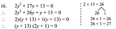 Maharashtra Board Class 10 Maths Solutions Chapter 2 Quadratic Equations Practice Set 2.2 3