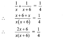 Maharashtra Board Class 10 Maths Solutions Chapter 2 Quadratic Equations Practice Set 2.6 4