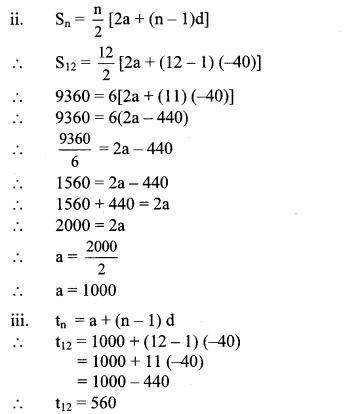 Maharashtra Board Class 10 Maths Solutions Chapter 3 Arithmetic Progression Practice Set 3.4 2