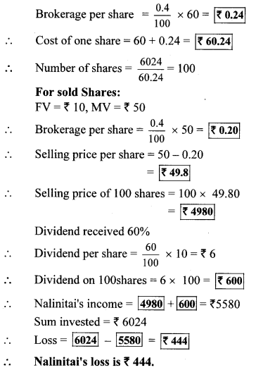 Maharashtra Board Class 10 Maths Solutions Chapter 4 Financial Planning Practice Set 4.4 4