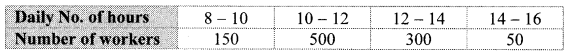 Maharashtra Board Class 10 Maths Solutions Chapter 6 Statistics Practice Set 6.2 1