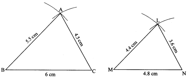 Maharashtra Board Class 10 Maths Solutions Chapter 4 Geometric Constructions Practice Set 4.1 3