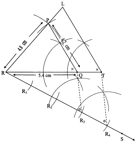 Maharashtra Board Class 10 Maths Solutions Chapter 4 Geometric Constructions Practice Set 4.1 4