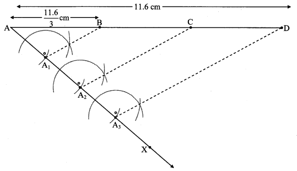 Maharashtra Board Class 10 Maths Solutions Chapter 4 Geometric Constructions Practice Set 4.1 8