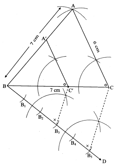 Maharashtra Board Class 10 Maths Solutions Chapter 4 Geometric Constructions Practice Set 4.1 11