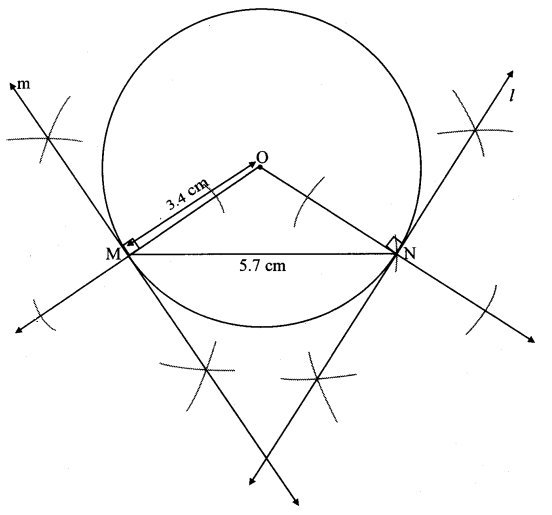 Maharashtra Board Class 10 Maths Solutions Chapter 4 Geometric Constructions Practice Set 4.2 8