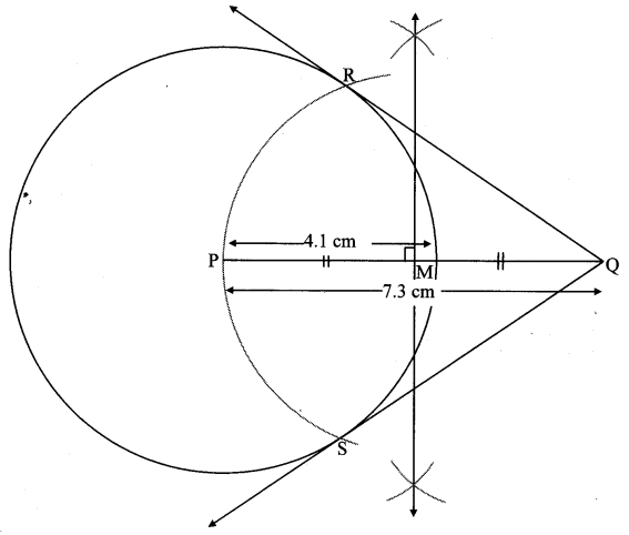 Maharashtra Board Class 10 Maths Solutions Chapter 4 Geometric Constructions Practice Set 4.2 12