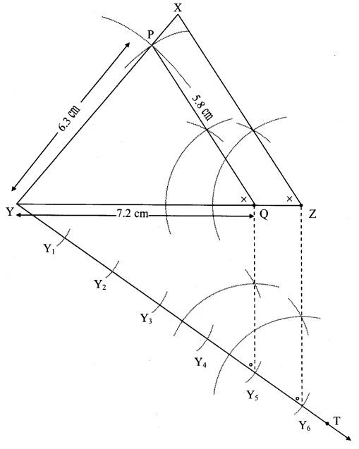 Maharashtra Board Class 10 Maths Solutions Chapter 4 Geometric Constructions Problem Set 4 14