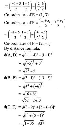 Maharashtra Board Class 10 Maths Solutions Chapter 5 Co-ordinate Geometry Problem Set 5 26