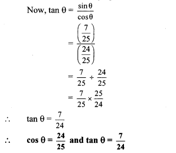 Maharashtra Board Class 10 Maths Solutions Chapter 6 Trigonometry Practice Set 6.1 2