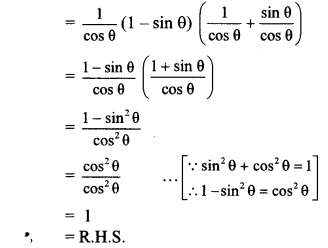 Maharashtra Board Class 10 Maths Solutions Chapter 6 Trigonometry Problem Set 6 7