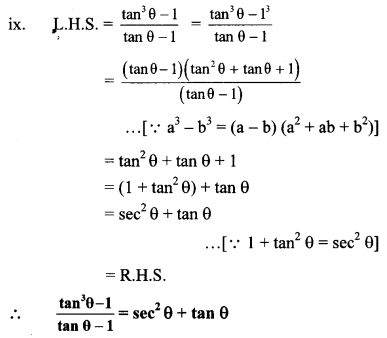 Maharashtra Board Class 10 Maths Solutions Chapter 6 Trigonometry Problem Set 6 12