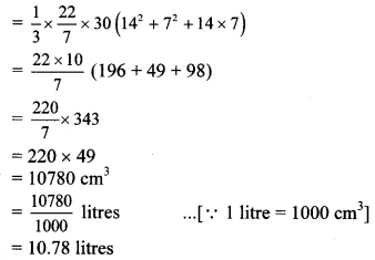 Maharashtra Board Class 10 Maths Solutions Chapter 7 Mensuration Practice Set 7.2 1