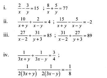 Maharashtra Board Class 10 Maths Solutions Chapter 1 Linear Equations in Two Variables Practice Set Ex 1.4 1