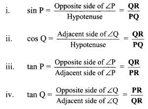 Maharashtra Board Class 9 Maths Solutions Chapter 8 Trigonometry Practice Set 8.1 2