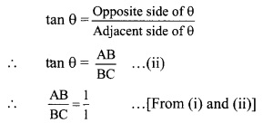 Maharashtra Board Class 9 Maths Solutions Chapter 8 Trigonometry Practice Set 8.2 9