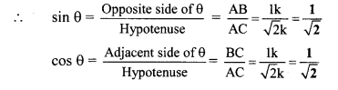 Maharashtra Board Class 9 Maths Solutions Chapter 8 Trigonometry Practice Set 8.2 10