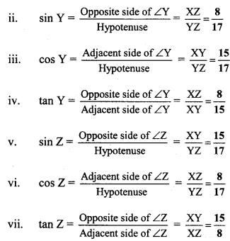 Maharashtra Board Class 9 Maths Solutions Chapter 8 Trigonometry Problem Set 8 5