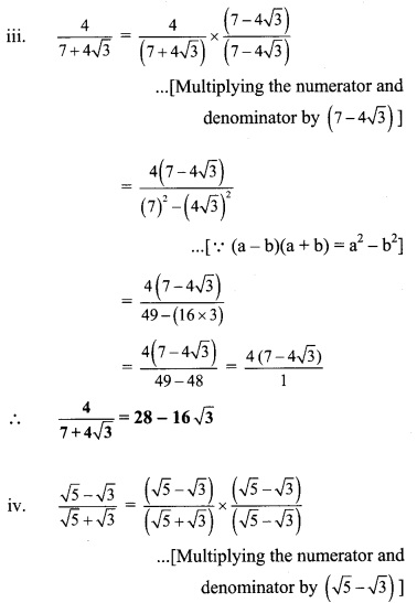 Maharashtra Board Class 9 Maths Solutions Chapter 2 Real Numbers Practice Set 2.4 6