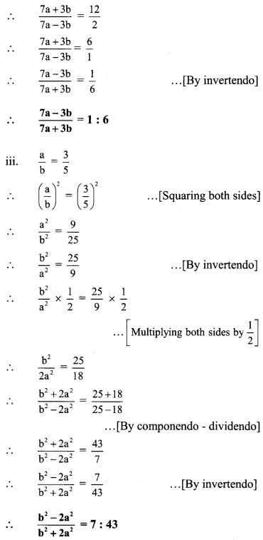 Maharashtra Board Class 9 Maths Solutions Chapter 4 Ratio and Proportion Practice Set 4.3 9