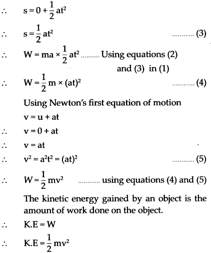 Maharashtra Board Class 9 Science Solutions Chapter 2 Work and Energy 1