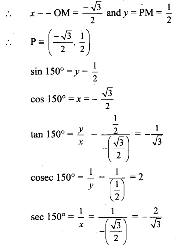 Maharashtra Board 11th Maths Solutions Chapter 2 Trigonometry - I Ex 2.1 8