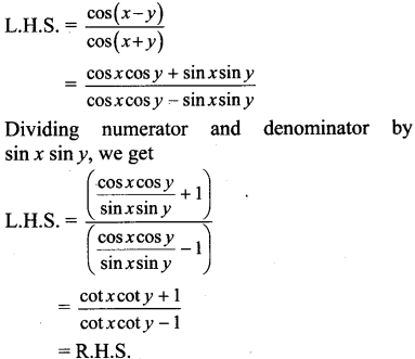 Maharashtra Board 11th Maths Solutions Chapter 3 Trigonometry - II Ex 3.1 8