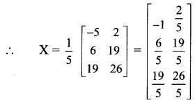 Maharashtra Board 11th Maths Solutions Chapter 4 Determinants and Matrices Ex 4.5 14