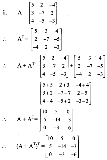 Maharashtra Board 11th Maths Solutions Chapter 4 Determinants and Matrices Ex 4.7 16