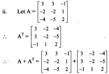 Maharashtra Board 11th Maths Solutions Chapter 4 Determinants and Matrices Ex 4.7 19