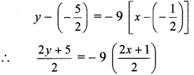 Maharashtra Board 11th Maths Solutions Chapter 5 Straight Line Ex 5.3 9