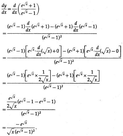 Maharashtra Board 12th Maths Solutions Chapter 1 Differentiation Ex 1.1 40