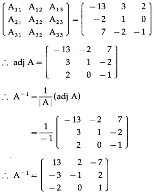 Maharashtra Board 12th Maths Solutions Chapter 2 Matrices Miscellaneous Exercise 2A 43