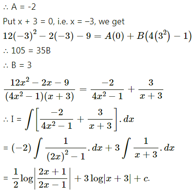 Maharashtra Board 12th Maths Solutions Chapter 3 Indefinite Integration Ex 3.4 Q7.1