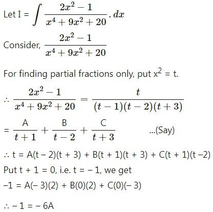 Maharashtra Board 12th Maths Solutions Chapter 3 Indefinite Integration Ex 3.4 Q9