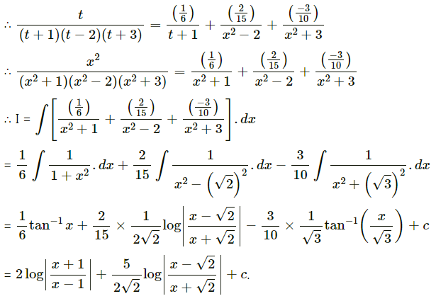 Maharashtra Board 12th Maths Solutions Chapter 3 Indefinite Integration Ex 3.4 Q10.2