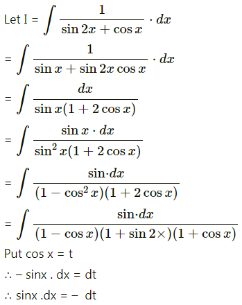 Maharashtra Board 12th Maths Solutions Chapter 3 Indefinite Integration Ex 3.4 Q20