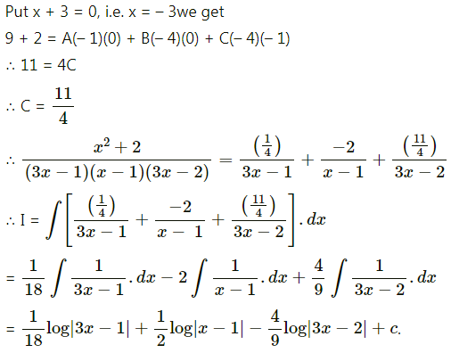 Maharashtra Board 12th Maths Solutions Chapter 3 Indefinite Integration Miscellaneous Exercise 3 III Q14.1