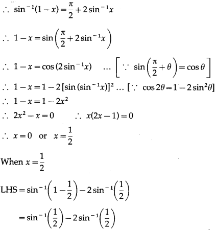 Maharashtra Board 12th Maths Solutions Chapter 3 Trigonometric Functions Miscellaneous Exercise 3 55