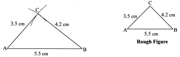 Maharashtra Board Class 7 Maths Solutions Chapter 1 Geometrical Constructions Practice Set 2 1