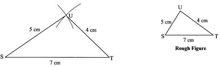 Maharashtra Board Class 7 Maths Solutions Chapter 1 Geometrical Constructions Practice Set 2 2