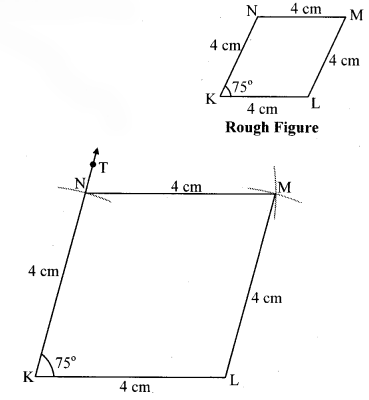 Maharashtra Board Class 8 Maths Solutions Chapter 8 Quadrilateral Constructions and Types Practice Set 8.2 4