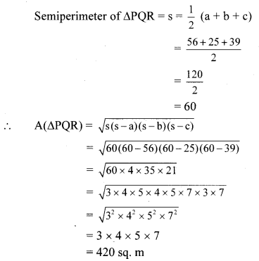 Maharashtra Board Class 8 Maths Solutions Chapter 15 Area Practice Set 15.4 3